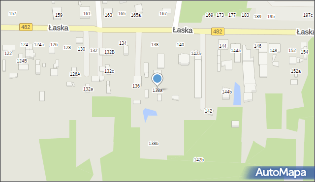 Zduńska Wola, Łaska, 138a, mapa Zduńska Wola
