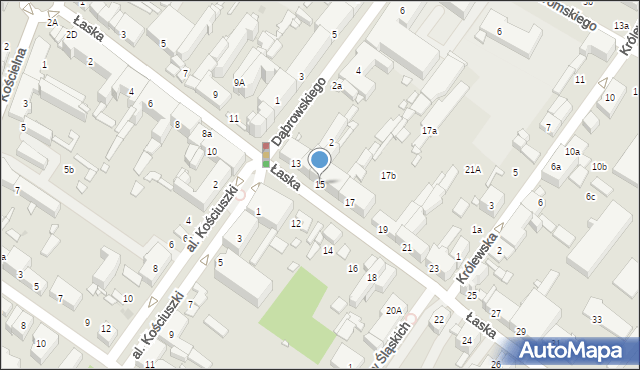 Zduńska Wola, Łaska, 15, mapa Zduńska Wola