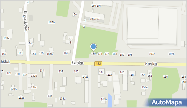 Zduńska Wola, Łaska, 169, mapa Zduńska Wola