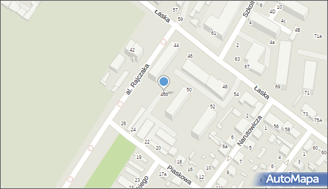 Zduńska Wola, Łaska, 46b, mapa Zduńska Wola