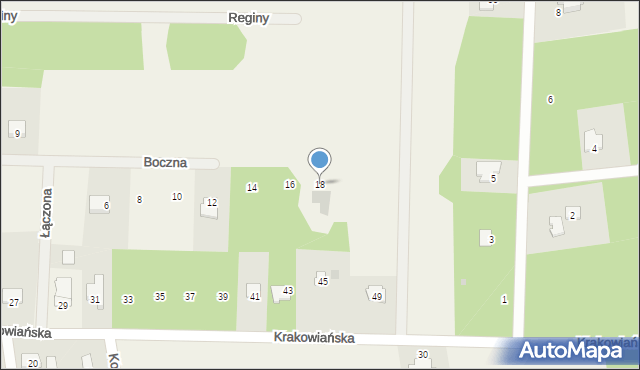 Żelechów, Łączona, 18, mapa Żelechów