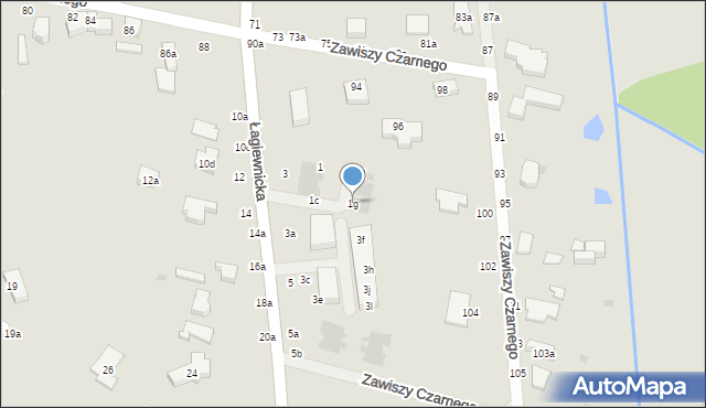 Zgierz, Łagiewnicka, 1g, mapa Zgierz