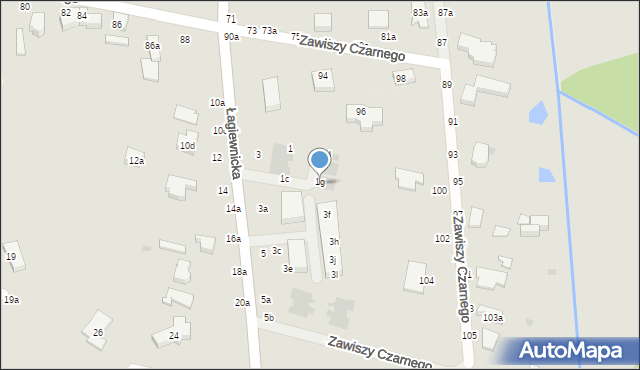 Zgierz, Łagiewnicka, 1h, mapa Zgierz