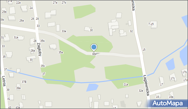 Zgierz, Łagiewnicka, 32d, mapa Zgierz