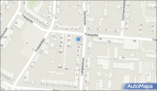Zgorzelec, Langiewicza Mariana, gen., 19, mapa Zgorzelec