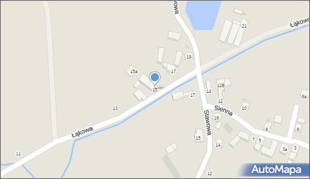 Ziębice, Łąkowa, 15, mapa Ziębice