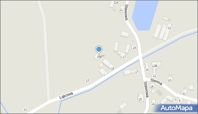 Ziębice, Łąkowa, 15a, mapa Ziębice