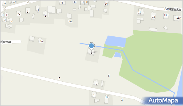 Zielonagóra, Łąkowa, 4, mapa Zielonagóra