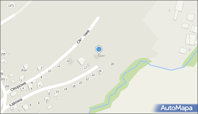 Żywiec, Łąkowa, 21, mapa Żywiec