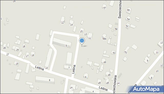 Annopol, Leśna, 7a, mapa Annopol