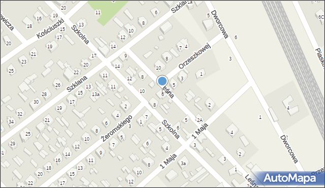 Bełchów, Leśna, 6, mapa Bełchów