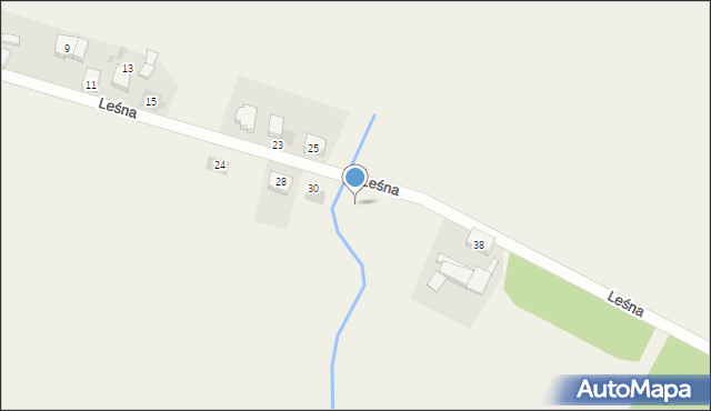 Biadki, Leśna, 32, mapa Biadki