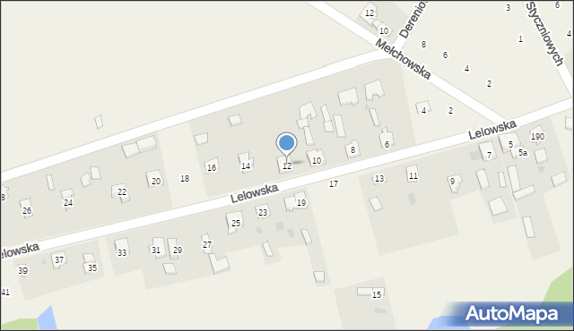 Biała Wielka, Lelowska, 12, mapa Biała Wielka