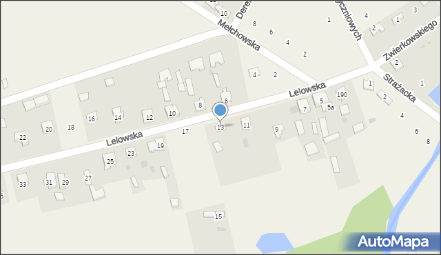 Biała Wielka, Lelowska, 13, mapa Biała Wielka