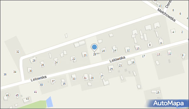 Biała Wielka, Lelowska, 18, mapa Biała Wielka