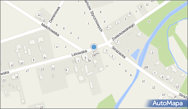 Biała Wielka, Lelowska, 3, mapa Biała Wielka