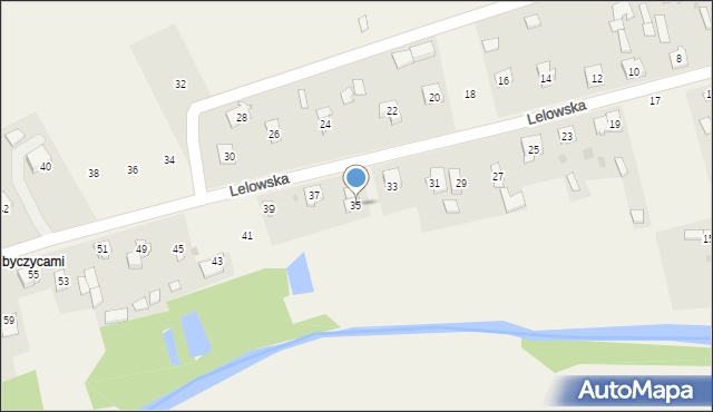 Biała Wielka, Lelowska, 35, mapa Biała Wielka