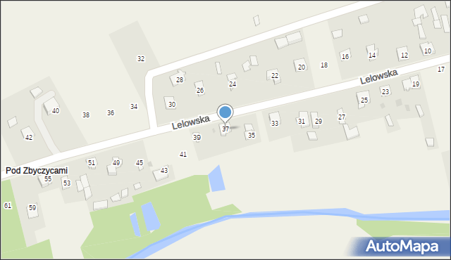 Biała Wielka, Lelowska, 37, mapa Biała Wielka