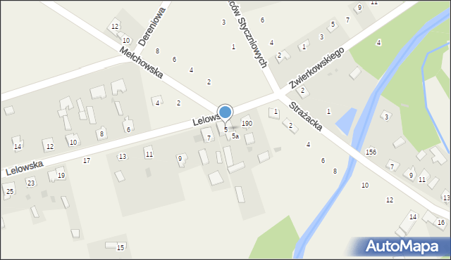 Biała Wielka, Lelowska, 5, mapa Biała Wielka