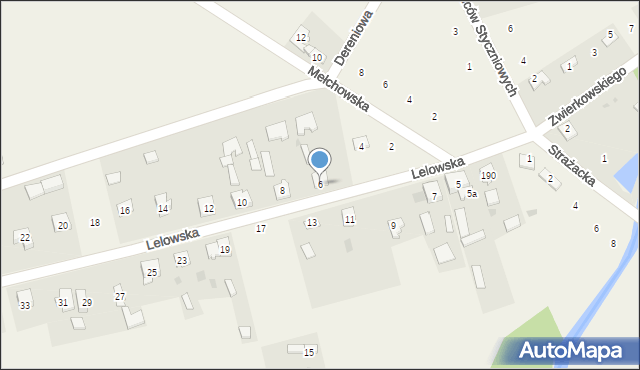 Biała Wielka, Lelowska, 6, mapa Biała Wielka