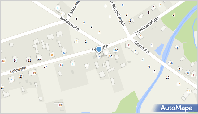 Biała Wielka, Lelowska, 7, mapa Biała Wielka