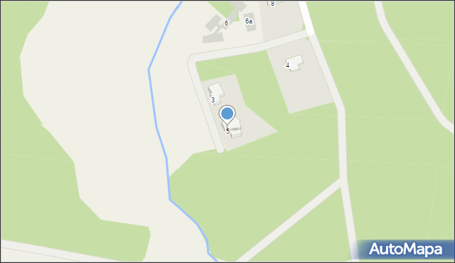 Białe Błota, Leśna, 5, mapa Białe Błota