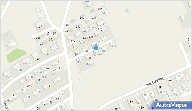 Bibice, Leśna, 8d, mapa Bibice