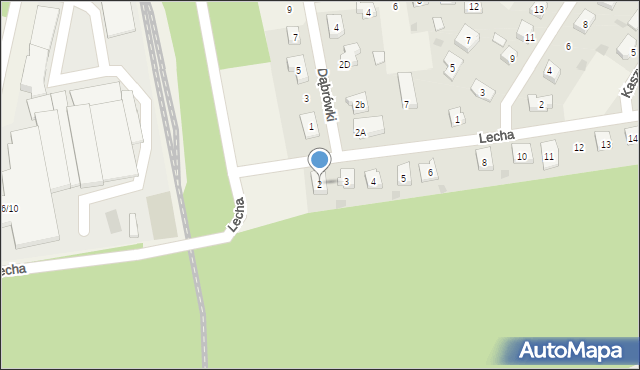 Bielsko, Lecha, 2, mapa Bielsko