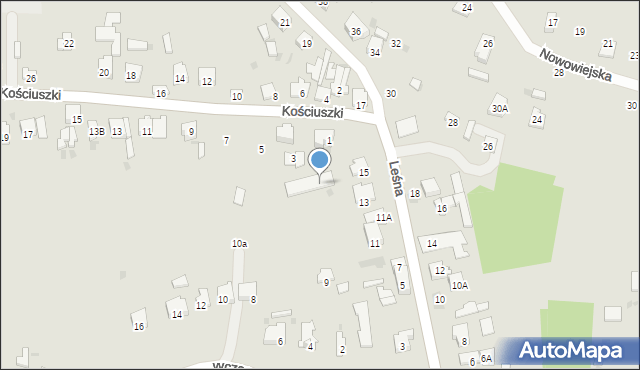 Blachownia, Leśna, 15a, mapa Blachownia