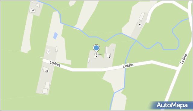 Bliżyn, Leśna, 2, mapa Bliżyn