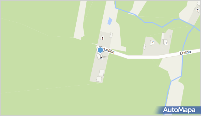 Bliżyn, Leśna, 3a, mapa Bliżyn