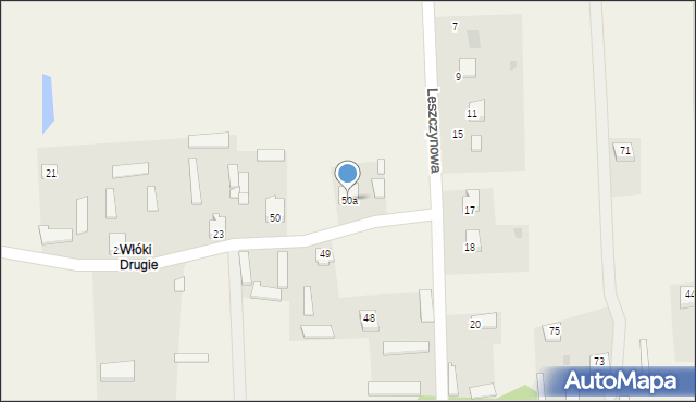 Blochy, Leszczynowa, 50a, mapa Blochy