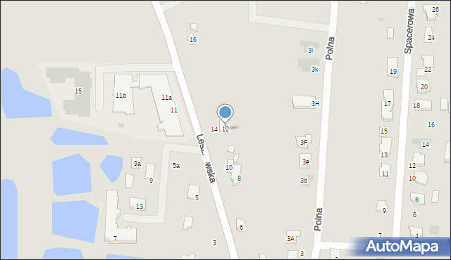 Błonie, Lesznowska, 12, mapa Błonie