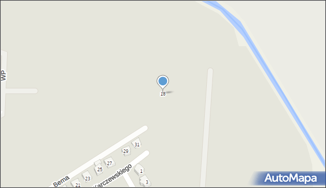Błonie, Lesznowska, 18, mapa Błonie