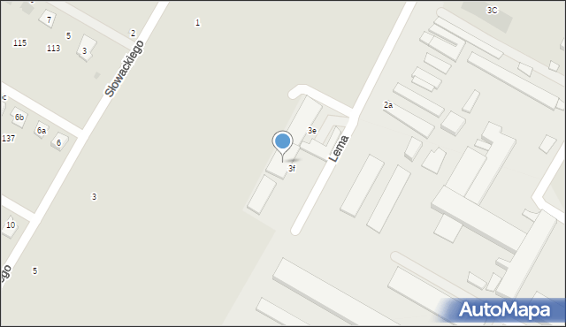 Boguchwała, Lema Stanisława, 5, mapa Boguchwała