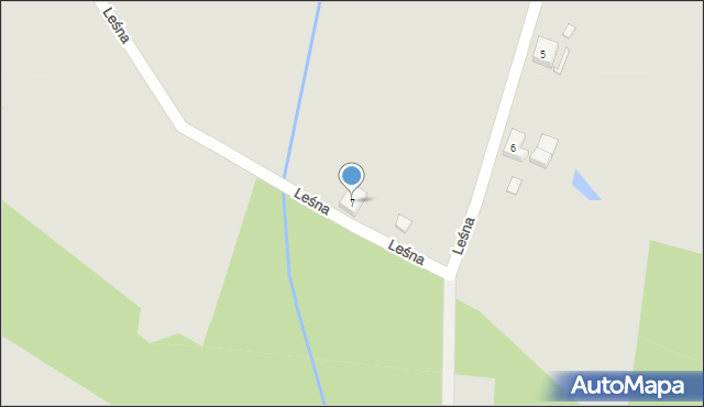 Boguszów-Gorce, Leśna, 7, mapa Boguszów-Gorce