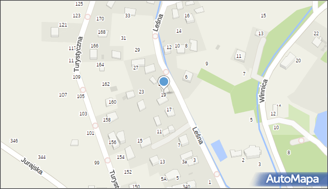 Bolechowice, Leśna, 19, mapa Bolechowice
