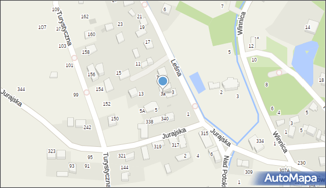 Bolechowice, Leśna, 3a, mapa Bolechowice