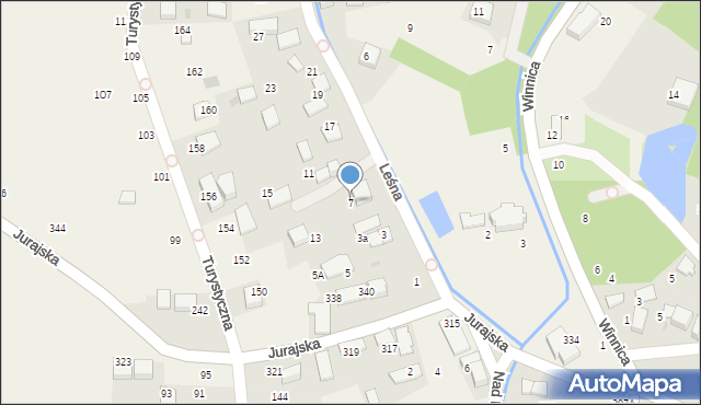 Bolechowice, Leśna, 7, mapa Bolechowice