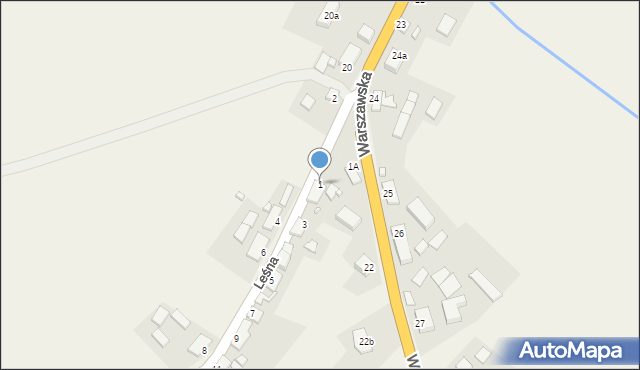 Boleszkowice, Leśna, 1, mapa Boleszkowice