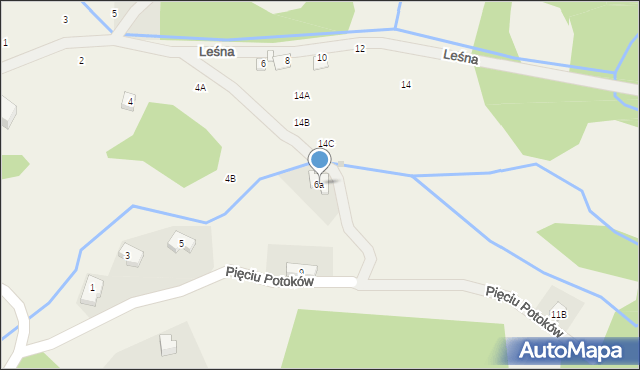 Borowice, Leśna, 6a, mapa Borowice