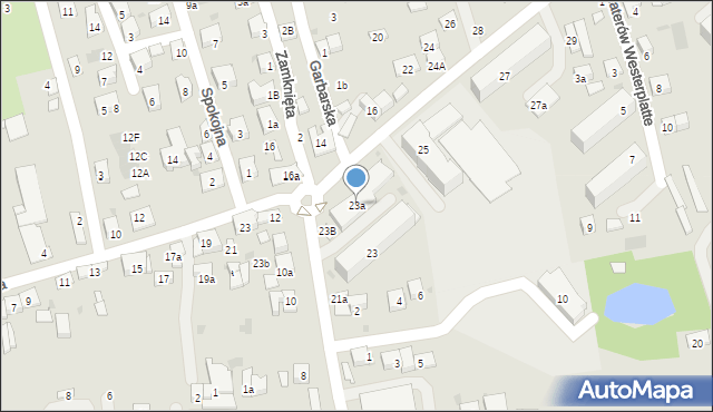 Brzesko, Legionów marsz. Józefa Piłsudskiego, 23a, mapa Brzesko