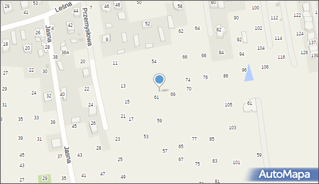 Brzozówka, Leśna, 56, mapa Brzozówka