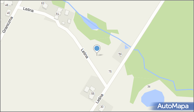 Bulowice, Leśna, 73, mapa Bulowice
