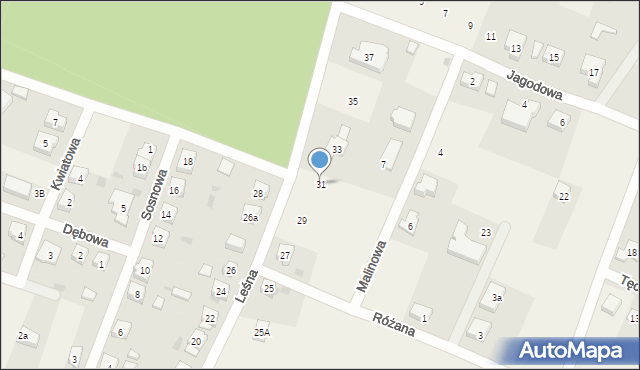 Bystrzyca, Leśna, 31, mapa Bystrzyca