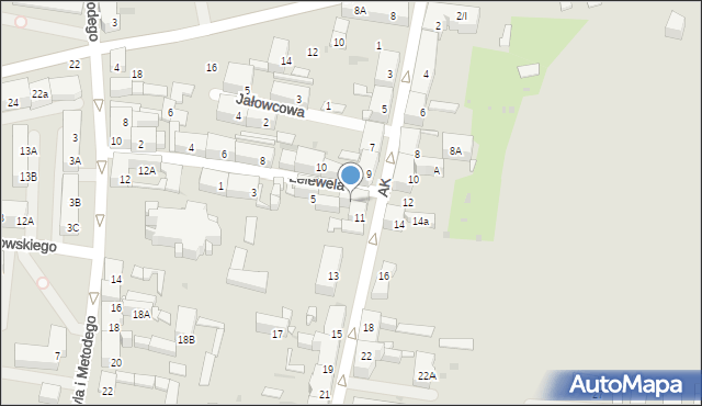 Bytom, Lelewela Joachima, 7, mapa Bytomia