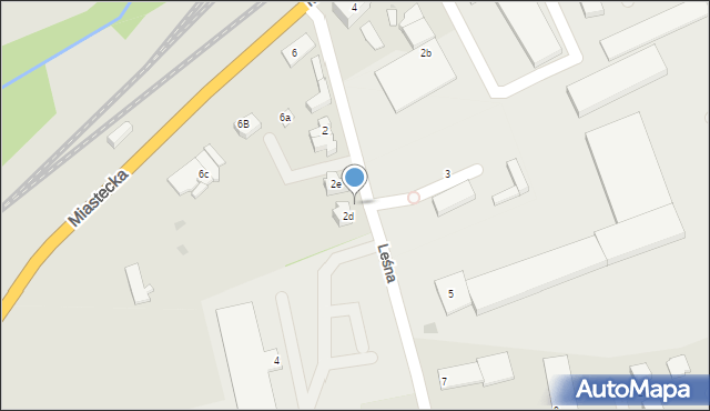 Bytów, Leśna, 2c, mapa Bytów