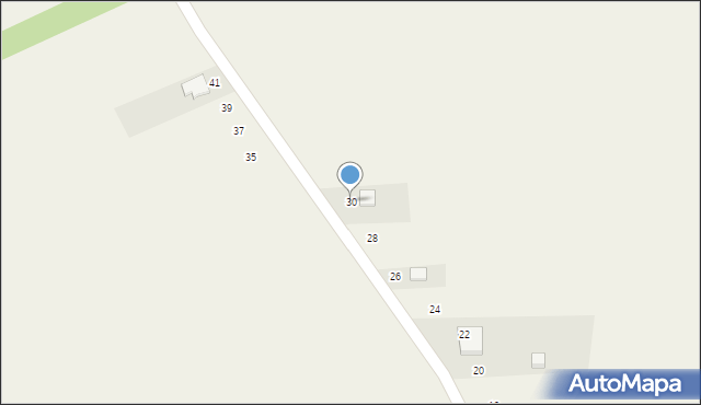 Cegielnia, Leśna, 30, mapa Cegielnia