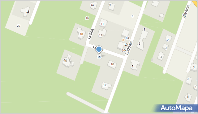 Cekanowo, Leśna, 15, mapa Cekanowo
