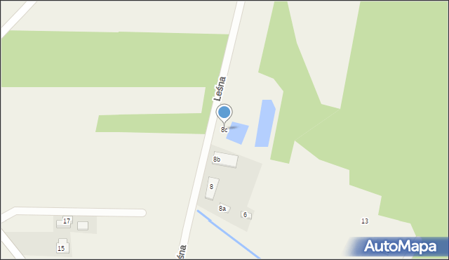 Cendrowice, Leśna, 8c, mapa Cendrowice